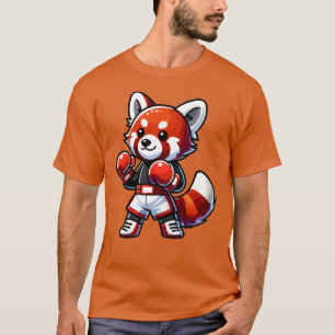Red Panda Boxer Niedlich Boxing T-Shirt