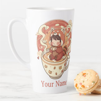 Red Panda Coffee & Latte 17oz Mug do Milchtasse