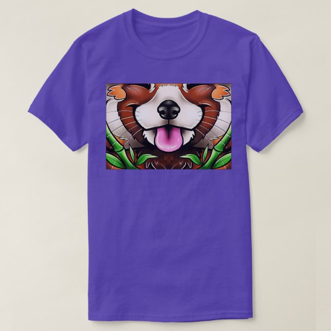 Red Panda Face 3 T-Shirt (Design vorne)