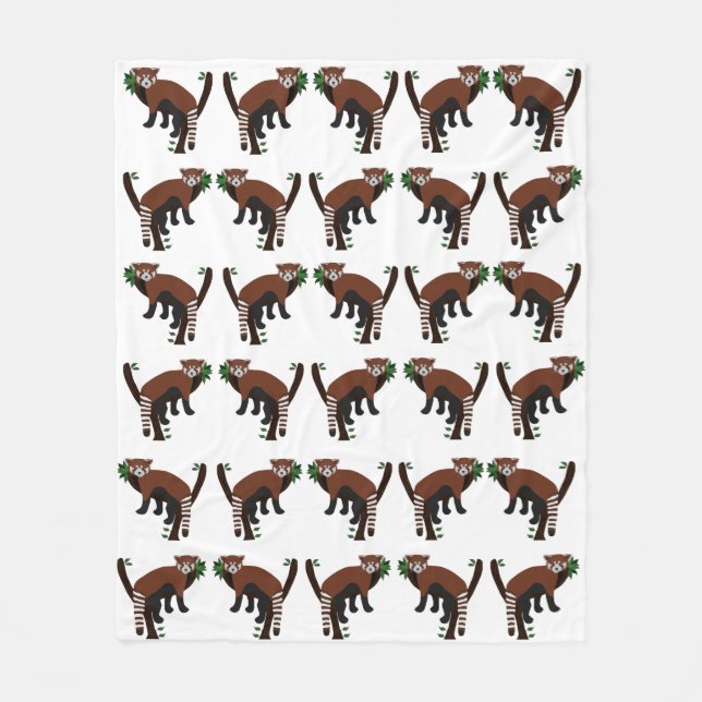 Red Panda Fleece Blanket (Vorderseite)
