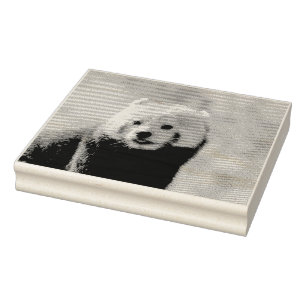 Red Panda Gummistempel
