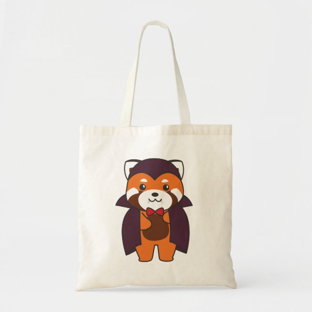Red Panda Halloween Niedlich Devil Vampire Kostüm  Tragetasche (Vorne)