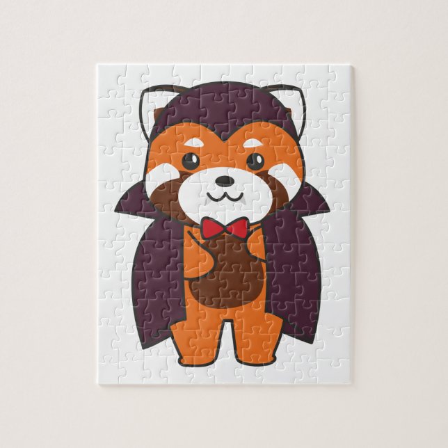Red Panda Halloween Niedlich Devil Vampire Kostume (Vertikal)