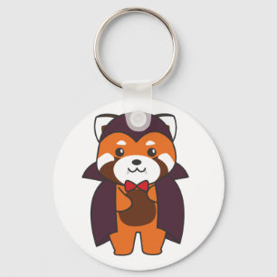 Red Panda Halloween Niedlich Devil Vampire Kostüms Schlüsselanhänger
