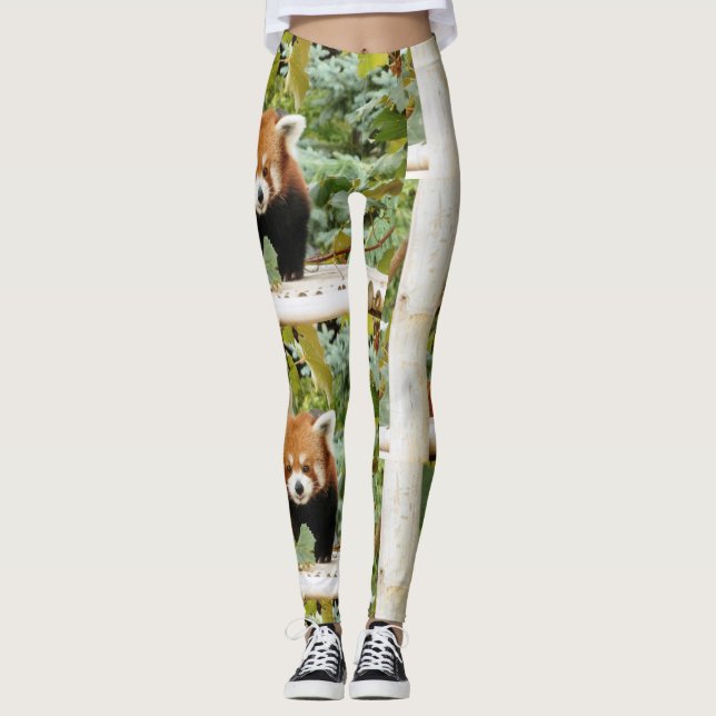 Red Panda Leggings (Vorderseite)