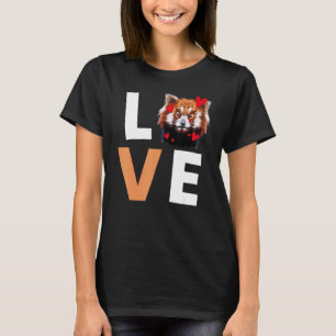 Red Panda Liebe Red Pandas Animal Graphic T-Shirt