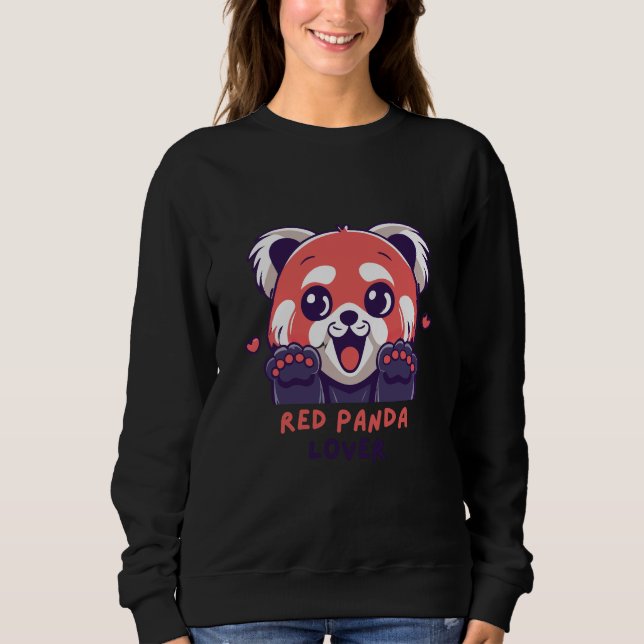 Red Panda Lover Sweatshirt (Vorderseite)