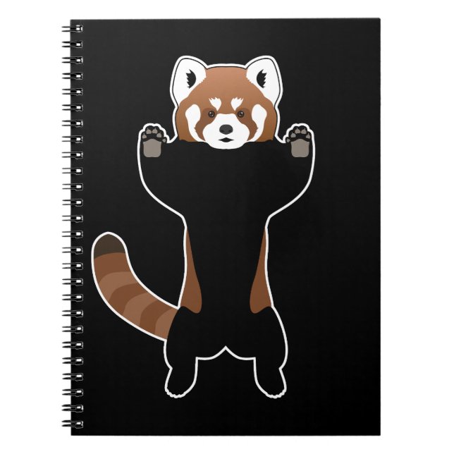 Red Panda Notizblock (Vorderseite)