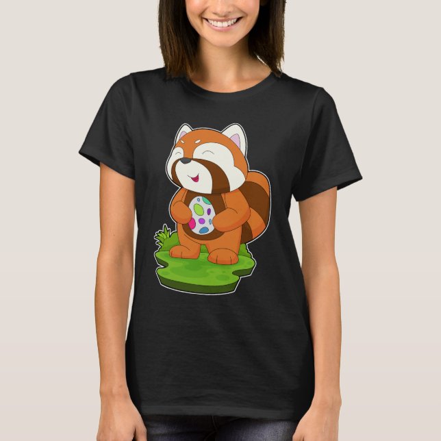 Red Panda Osterei T-Shirt (Vorderseite)