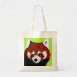 Red Panda Painting Tragetasche