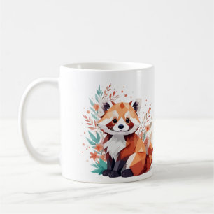 Red Panda Playful Adorable Fun Animal Colorful Fre Kaffeetasse