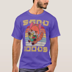 Red Panda Ramen Noodle Japan Cuisine Japanisch Asi T-Shirt