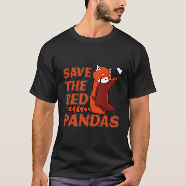 Red Panda Red Panda Zitat T-Shirt (Vorderseite)