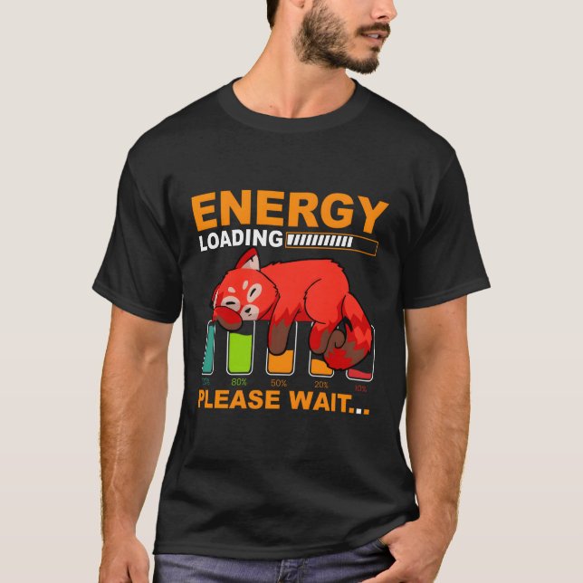Red Panda Red Panda Zitat T-Shirt (Vorderseite)