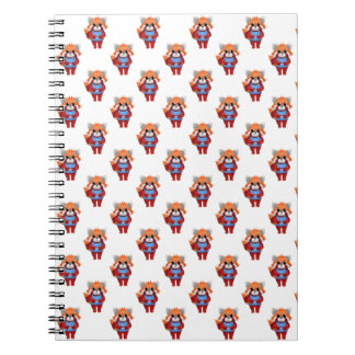 Red Panda Shy Fingers Notebook Notizblock