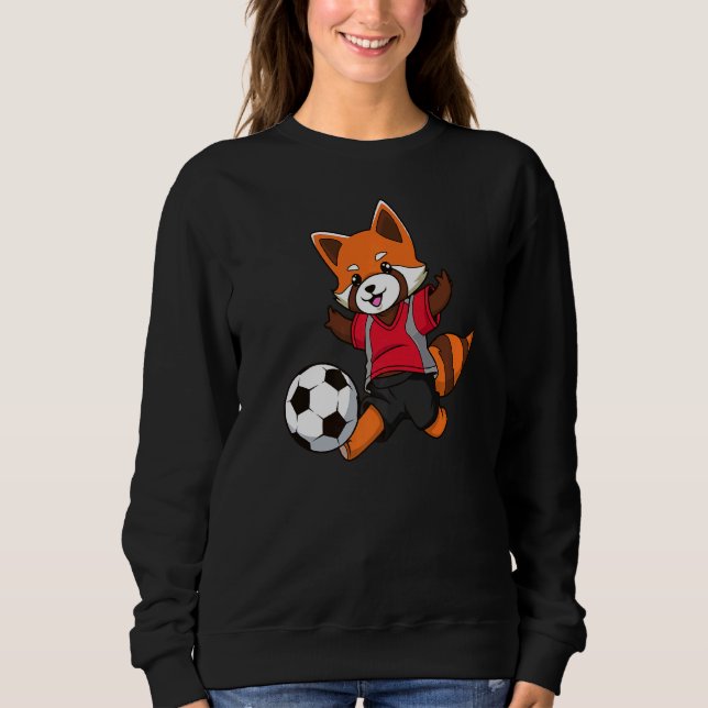Red Panda Soccer Nr. 3 Sweatshirt (Vorderseite)