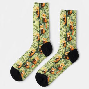 Red Panda Socken