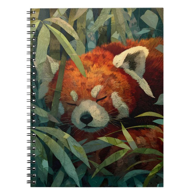 Red Panda Splash & Spa Tamboo Notizblock (Vorderseite)
