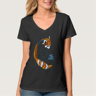 Red Panda Tattoo-Stil T-Shirt