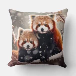 Red Panda Tierwelt Wilderness Kunst, Dichtung und Kissen
