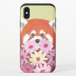 Red Panda iPhone XS Slider Hülle
