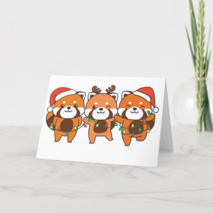 Red Panda Weihnachten Tiere Niedlich Red Pandas Ho