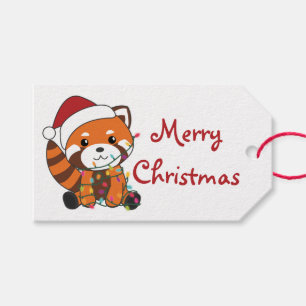 Red Panda Weihnachtsschnee Wintertiere Pandas Tru Geschenkanhänger