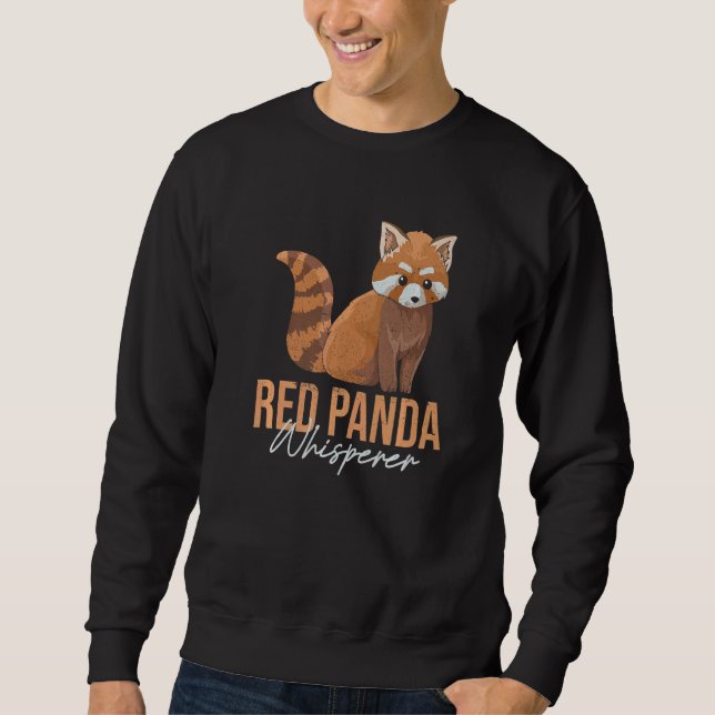 Red Panda Whisperer For A Red Panda Zoo Keeper Sweatshirt (Vorderseite)