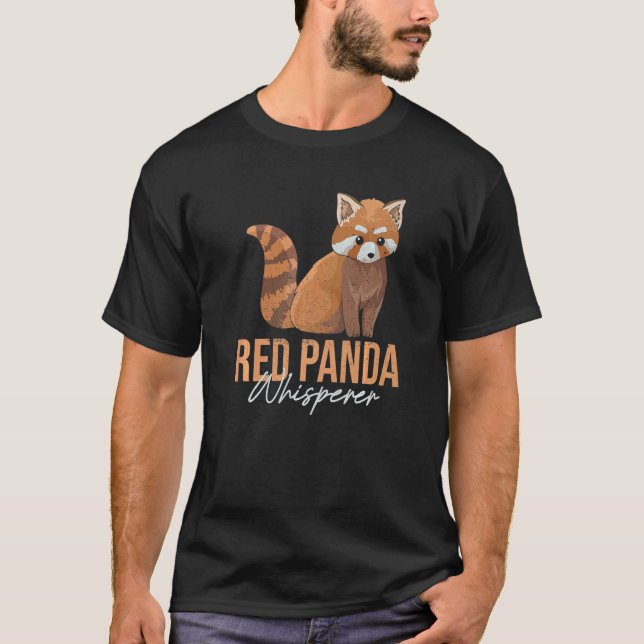 Red Panda Whisperer For A Red Panda Zoo Keeper T-Shirt (Vorderseite)