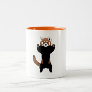 Red Panda Zweifarbige Tasse