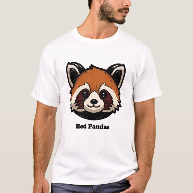 Red Pandas Custom T-Shirt (Vorderseite)