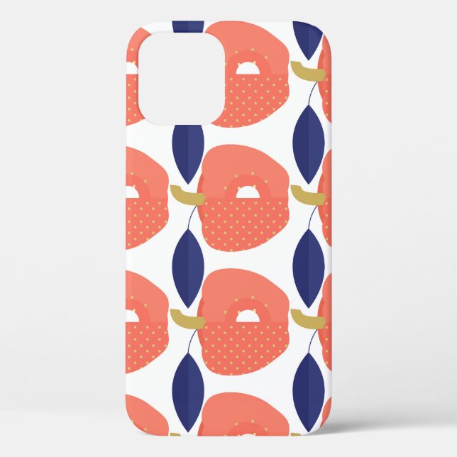 Red Paprika: Gewürze Inspiriert Nahtlos. Case-Mate iPhone Hülle (Rückseite)