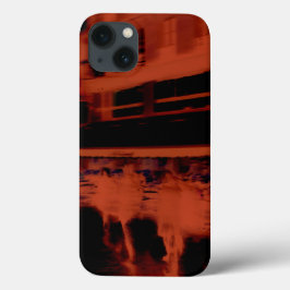 Red Paris Nacht. Coole verschwommene Bewegung Case-Mate iPhone Hülle