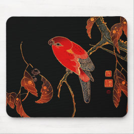 Red Parrot Fine Art Mousepad