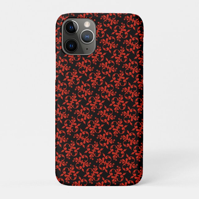 Red Pattern phone case – Stylish & Protection (Rückseite)