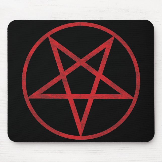 Red Pentagram Mousepad (Vorne)