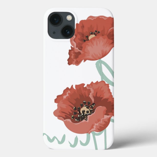 Red Peonies iPad Air Hüllen (Rückseite)
