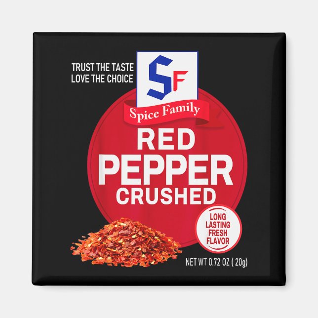 Red Pepper Crushed Halloween Sce Costume Group Mat Magnet (Vorne)