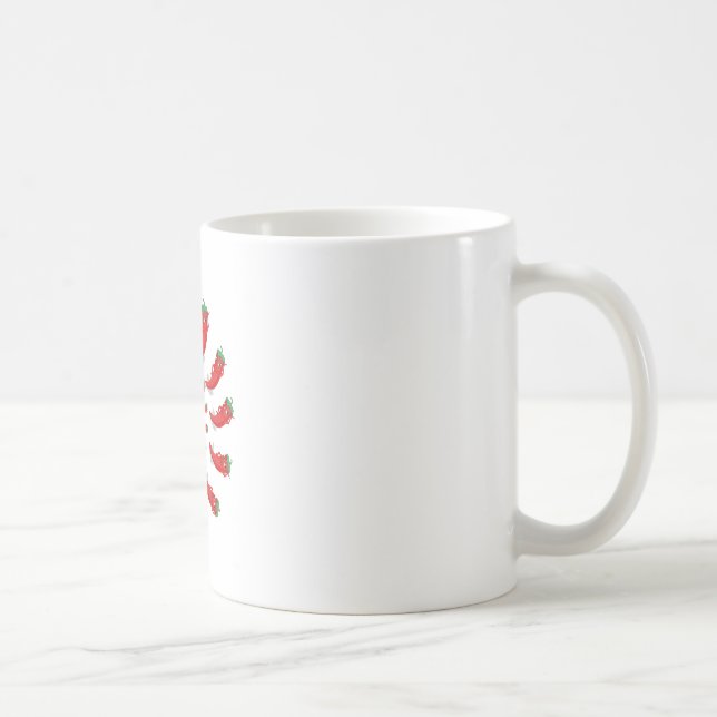 Red Pepper Diva Spiral Kaffeetasse (Rechts)