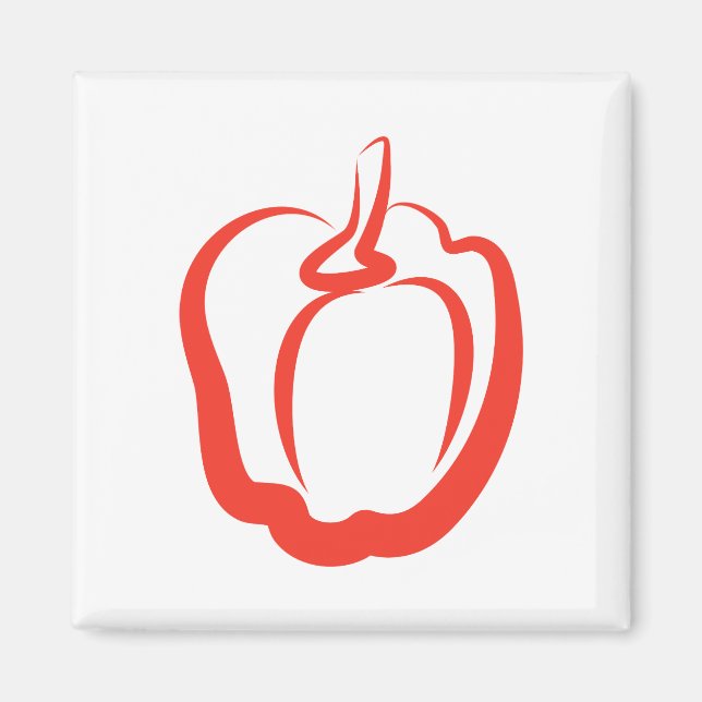 Red Pepper Magnet (Vorne)