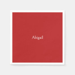 Red Personalisiert Baby Dusche Serviette