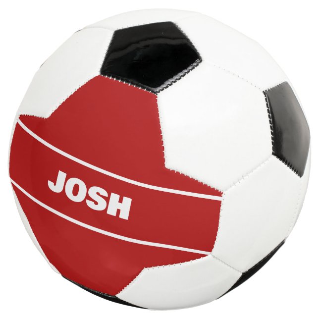 RED PERSONALISIERT FUßBALL (Dreiviertel)