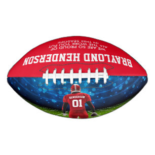 Red Personalisiert Player Football