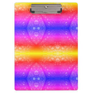 Red Petunia Ikat 4 Ipanema Klemmbrett
