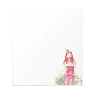 Red Phoenix Aufstieg Notepad Notizblock