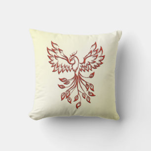 Red Phoenix Erhöhungen Kissen