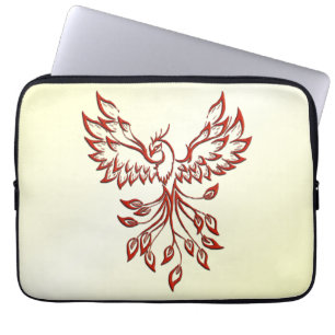 Red Phoenix Erhöhungen Laptopschutzhülle