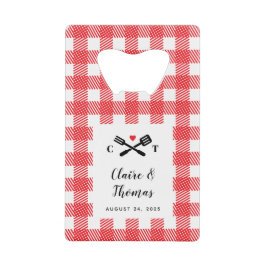 Red Picnic Plaid Cloth I Do BBQ Invitation