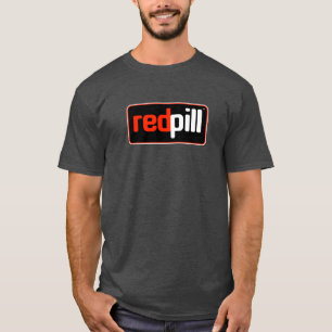 Red Pill™ Text Black Logo T - Shirt