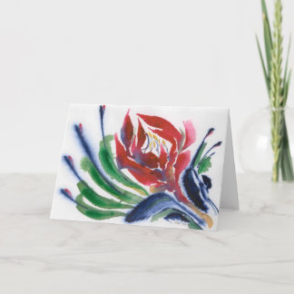 Red Pincers Notecard Karte